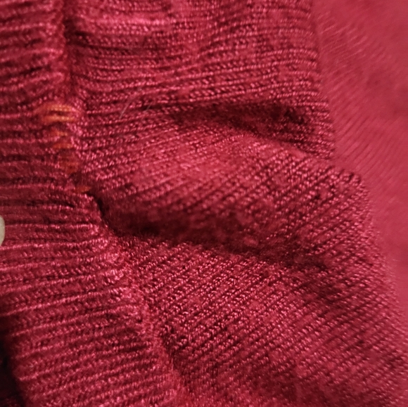 Express buttoned sweater- Medium   Burgundy red. - Picture 8 of 9